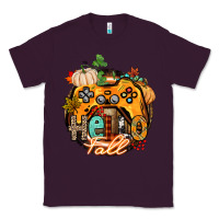 Plum hello fall gamer Classic Tee - CowGirlArtShop