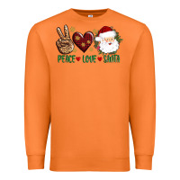 Carrot peace love Santa Premium Sweatshirt - AdoDesignShop