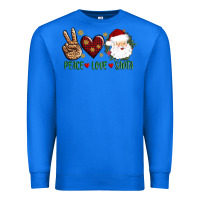 True Royal peace love Santa Premium Sweatshirt - AdoDesignShop