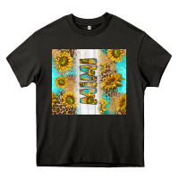 Asphalt western mother's day mimi with turquoise and sunflowers and leopard tu Heavy Core Tee - TumblerDesignByShophia