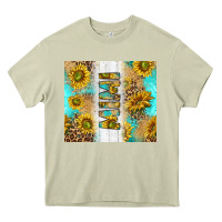 Mossy western mother's day mimi with turquoise and sunflowers and leopard tu Heavy Core Tee - TumblerDesignByShophia