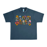 Midnight Navy dialysis nurse Urban Heavy Tee - OliviaCreatesArt