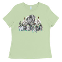 Matcha brain cancer warrior Ladies Tee - CowGirlArtShop