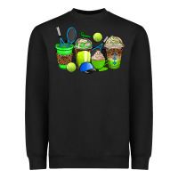 Black tennis coffee cups Heavyweight Sweatshirt - AdoDesignShop