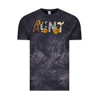 Cloud Black aunt Vintage Tee - OliviaCreatesArt