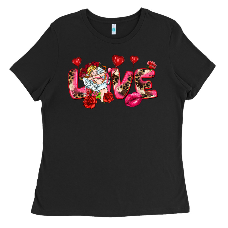 Love Valentine's Day Ladies Tee by HowdyJamesFarm | Teevron