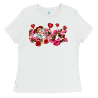 White Love Valentine's Day Ladies Tee - HowdyJamesFarm