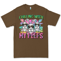 Cacao chilling with my peeps easter bunnies cowgirl cowg Premium Tee - CowGirlArtShop