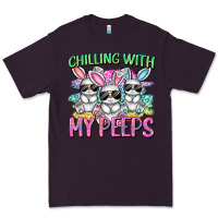 Plum chilling with my peeps easter bunnies cowgirl cowg Premium Tee - CowGirlArtShop