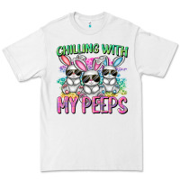 White chilling with my peeps easter bunnies cowgirl cowg Premium Tee - CowGirlArtShop