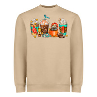 Mushroom American football coffee cups Heavyweight Sweatshirt - AdoDesignShop