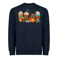 Navy American football coffee cups Heavyweight Sweatshirt - AdoDesignShop