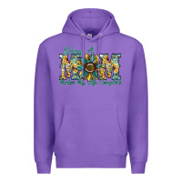 Purple being a mom makes my life complete Premium Hoodie - SublimationCraftShop
