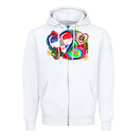 White western leopard  dominican republic  hearts Zipper Hoodie - AdoDesignShop