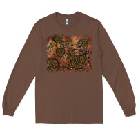 Chestnut glitter leopard fall background Long Sleeve Tee - RanaPortraitStore