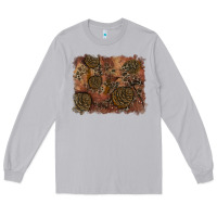 Moon Dust glitter leopard fall background Long Sleeve Tee - RanaPortraitStore