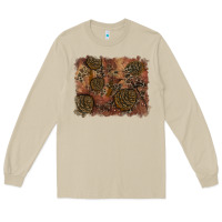 Mushroom glitter leopard fall background Long Sleeve Tee - RanaPortraitStore