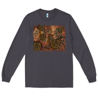 Smoke glitter leopard fall background Long Sleeve Tee - RanaPortraitStore