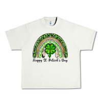 Pistachio Happy St. Patrick's Day rainbow Urban Heavy Tee - OliviaCreatesArt