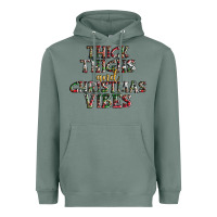 Sage thick thighs and Christmas vibes Heavyweight Hoodie - AdoDesignShop