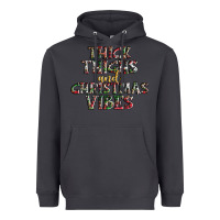 Smoke thick thighs and Christmas vibes Heavyweight Hoodie - AdoDesignShop