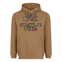 Toasted Coconut thick thighs and Christmas vibes Heavyweight Hoodie - AdoDesignShop