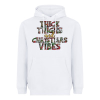 White thick thighs and Christmas vibes Heavyweight Hoodie - AdoDesignShop