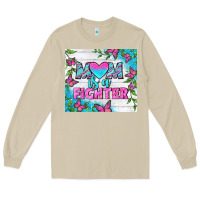 Mushroom Mom Is A Fighter Tumbler Long Sleeve Tee - BundleAndBundleShop