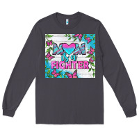 Smoke Mom Is A Fighter Tumbler Long Sleeve Tee - BundleAndBundleShop
