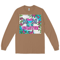 Toasted Coconut Mom Is A Fighter Tumbler Long Sleeve Tee - BundleAndBundleShop