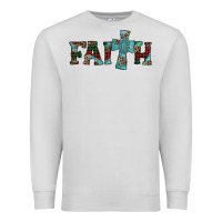 Dove Grey faith christmas cross Premium Sweatshirt - AdoDesignShop