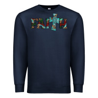 Navy faith christmas cross Premium Sweatshirt - AdoDesignShop