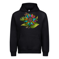Black western sunflower Urban Hoodie - JahusDesignShop