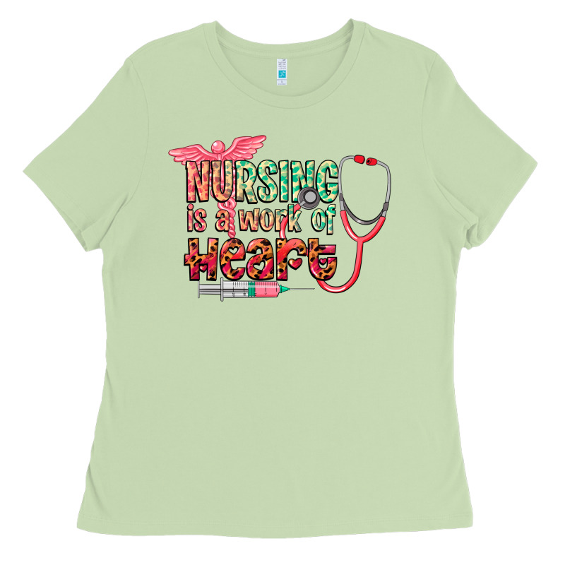 Cowgirl Nursing Is A Work Of Heart Ladies Tee by CowGirlArtShop | Teevron