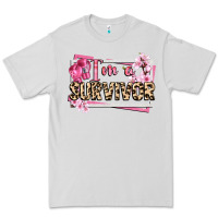 Dove Grey im a survivor cancer awareness Premium Tee - CowGirlArtShop