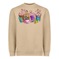 Mushroom nail art  coffee cups Heavyweight Sweatshirt - AdoDesignShop