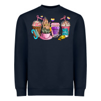 Navy nail art  coffee cups Heavyweight Sweatshirt - AdoDesignShop
