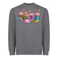 Storm nail art  coffee cups Heavyweight Sweatshirt - AdoDesignShop