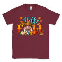 Burgundy hello fall heifer cow Classic Tee - RanaPortraitStore