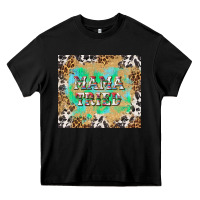 Black mama tried with leopard and cowhide tumbler tbs Heavy Core Tee - TumblerDesignByShophia
