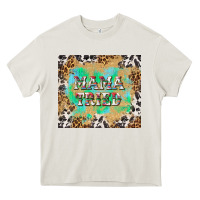 Cream mama tried with leopard and cowhide tumbler tbs Heavy Core Tee - TumblerDesignByShophia