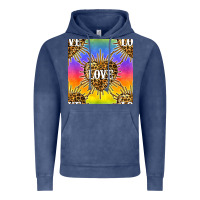 Vintage Denim Pride lgbtq leopard love heart seamless pattern Vintage Hoodie - BundleAndBundleShop