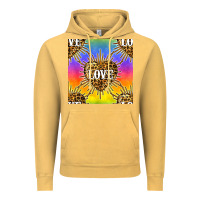 Vintage Mustard Pride lgbtq leopard love heart seamless pattern Vintage Hoodie - BundleAndBundleShop
