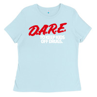 Baby Blue d.a.r.e Ladies Tee - linhVisuals