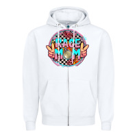 White race mom Zipper Hoodie - AdoDesignShop