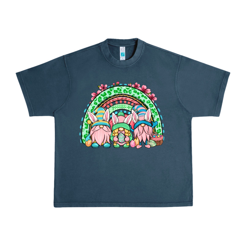 Easter Gnomes Rainbow Urban Heavy Tee by OliviaCreatesArt | Teevron