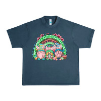 Midnight Navy Easter gnomes rainbow Urban Heavy Tee - OliviaCreatesArt