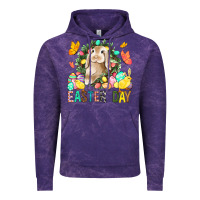 Cloud Purple Easter Day Vintage Hoodie - BundleAndBundleShop