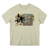 Mossy Yee haw Cowboy western Heavy Core Tee - HowdyJamesFarm