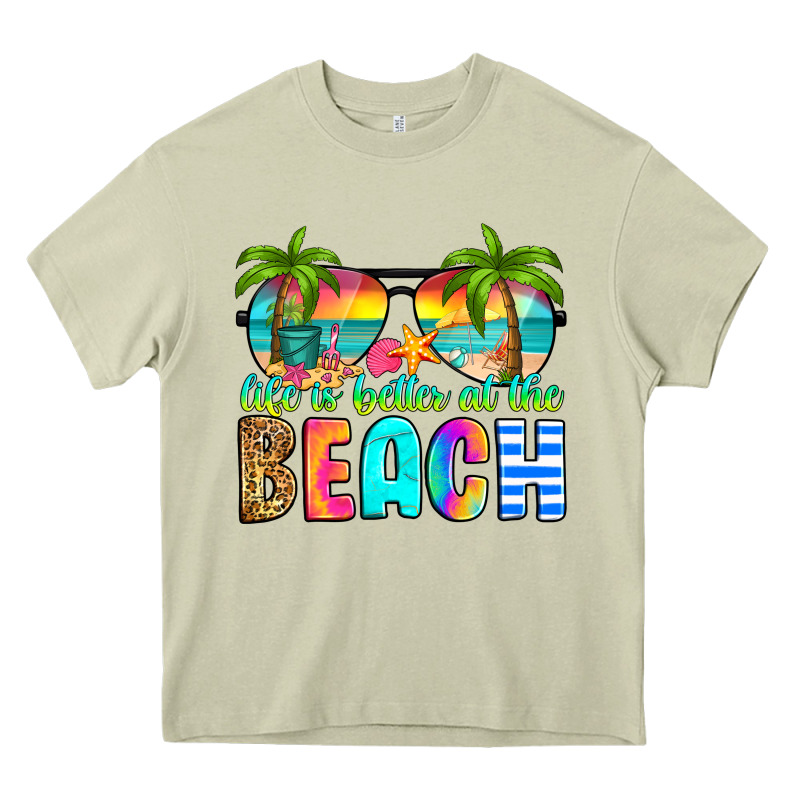 Life Is Better At The Beach Heavy Core Tee by RanaPortraitStore | Teevron